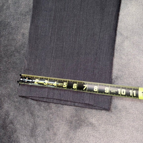Nordstrom Size 36R/33L Grey 100% Wool Made in USA Business Wedding Dress Pants - Picture 3 of 12